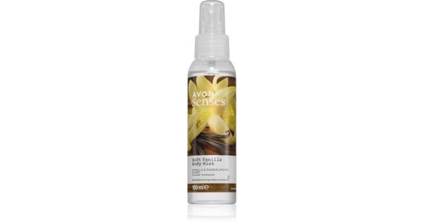Spray Corporal Avon Senses Soft Vanilla – Body Mist de Vainilla