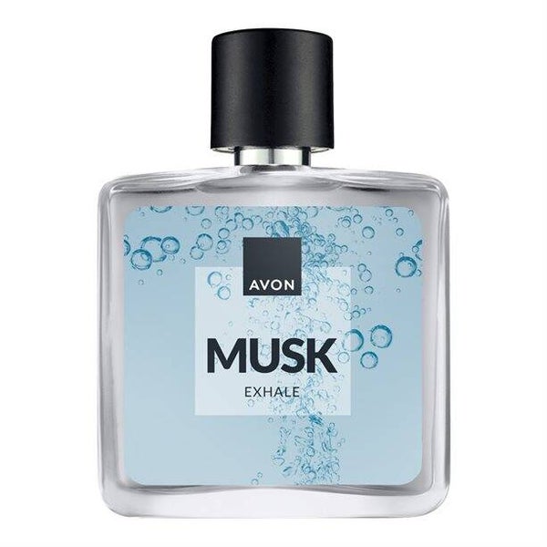 Perfume Avon Musk Exhale – Fragancia Fresca y Limpia con Almizcle – Eau de Toilette