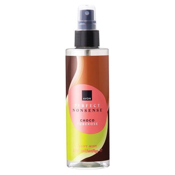 Avon Perfect Nonsense Choco Tuberose Body Mist 200 ml – Bruma Corporal Floral Gourmand