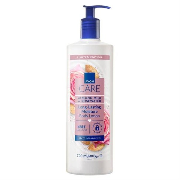 Locion corporal de leche de almendras y agua de rosas Avon Care 720 ml
