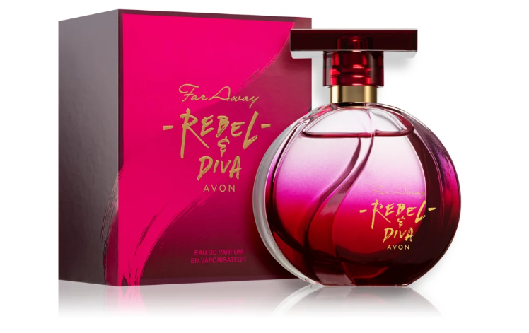 Avon Far Away Rebel & Diva Perfume Femenino – Fragancia Oriental Floral Intensa y Atrevida