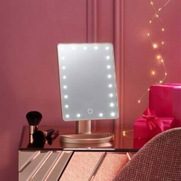 Espejo de Maquillaje con Luz LED | Espejo Tocador Iluminado Ajustable