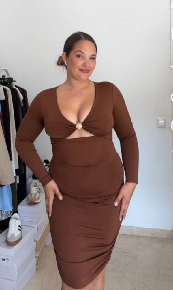 VESTIDO CHOCOLATE