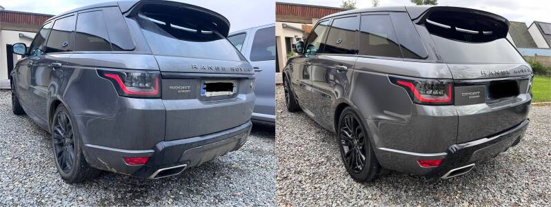 Nettoyage extérieur Range Rover