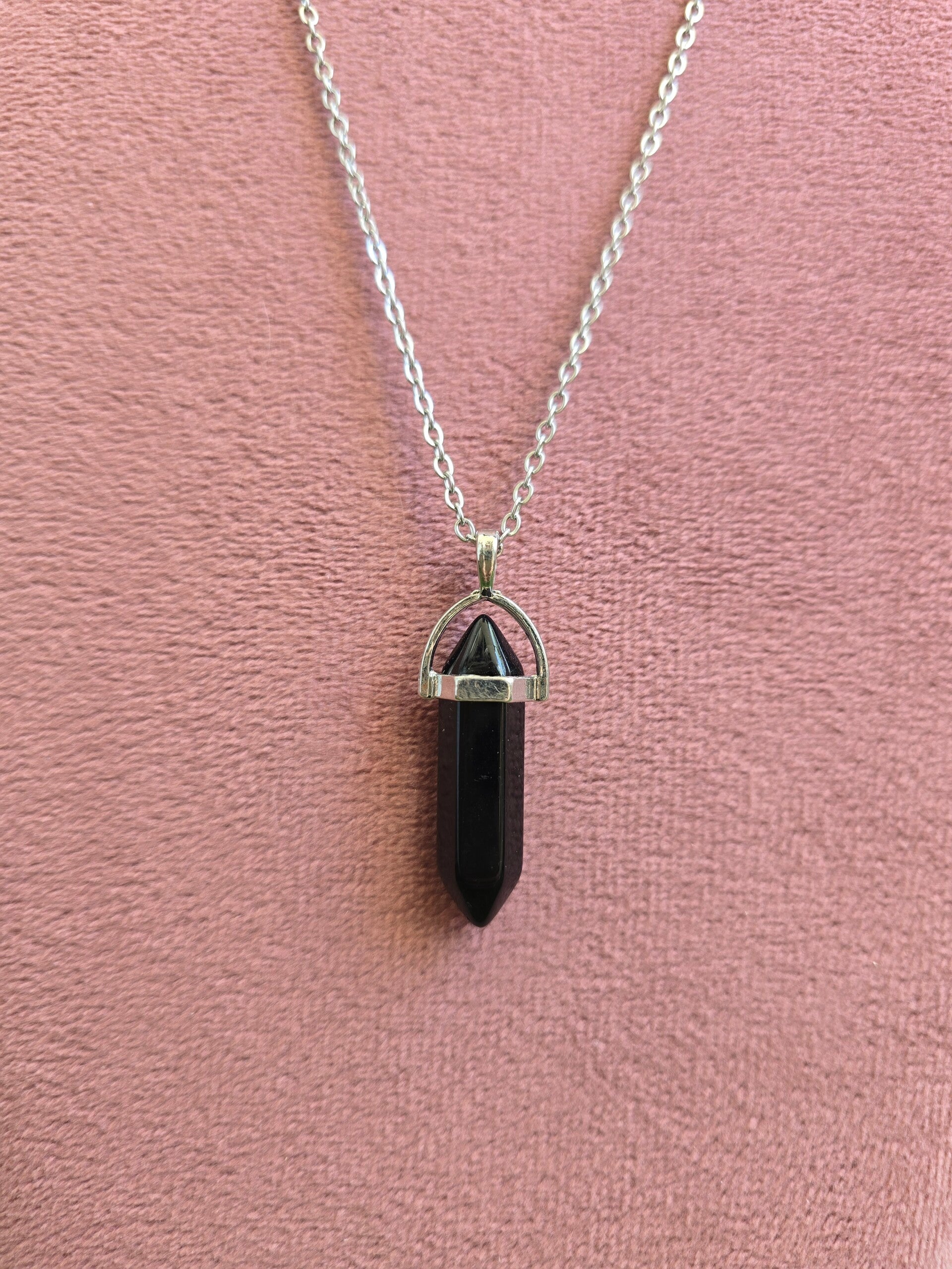 Obsidiaan pendant