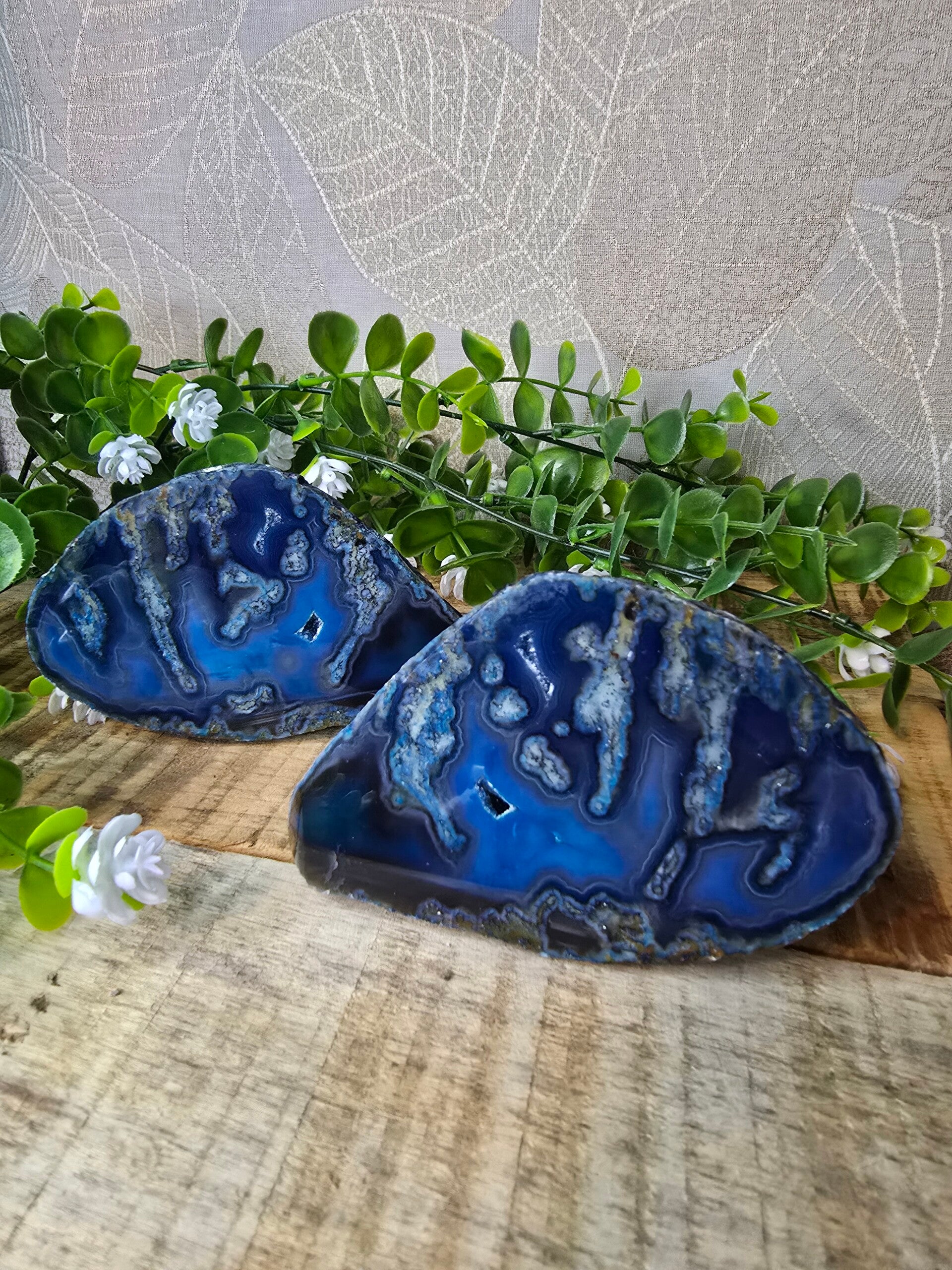 Agaat geode set