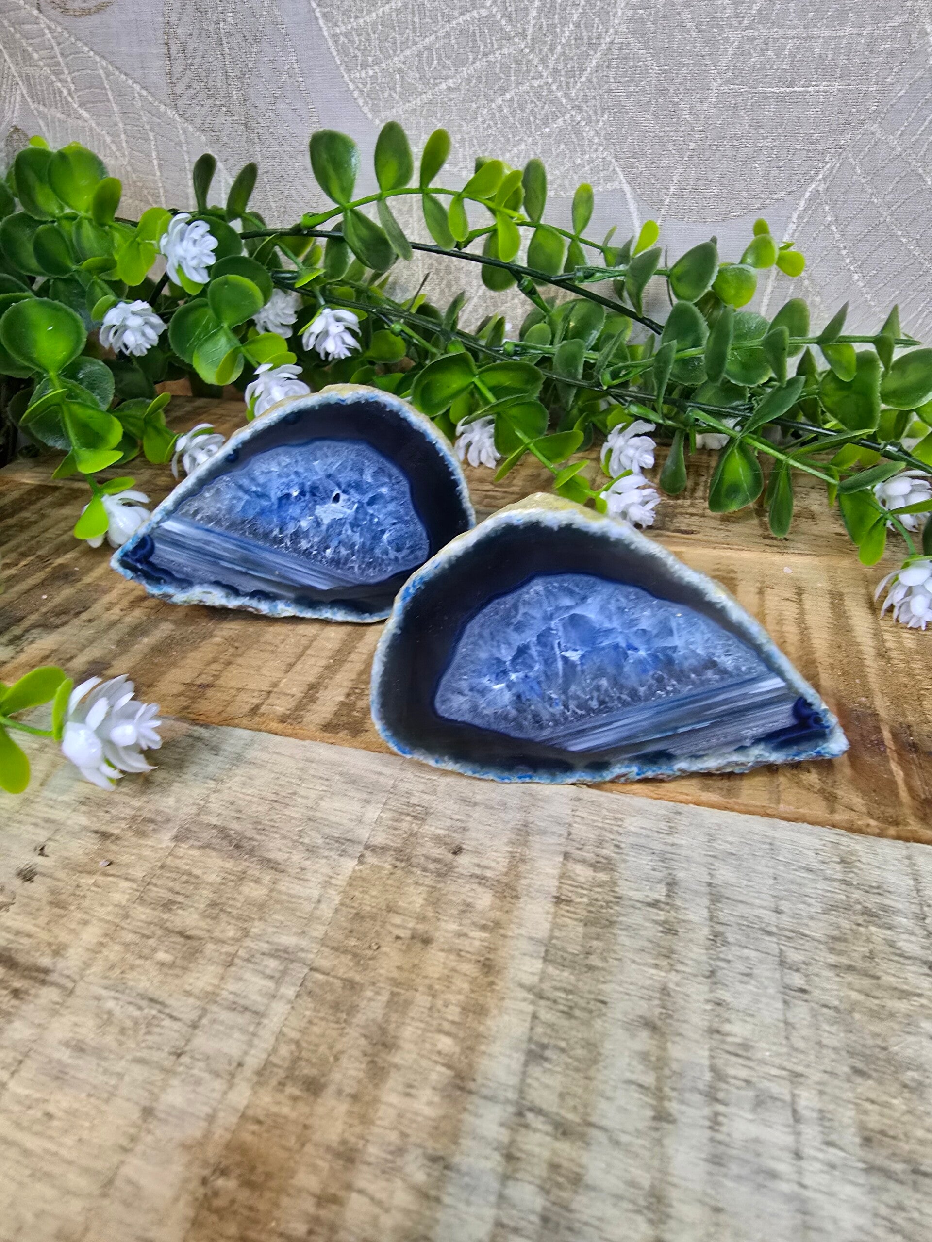 Agaat geode set