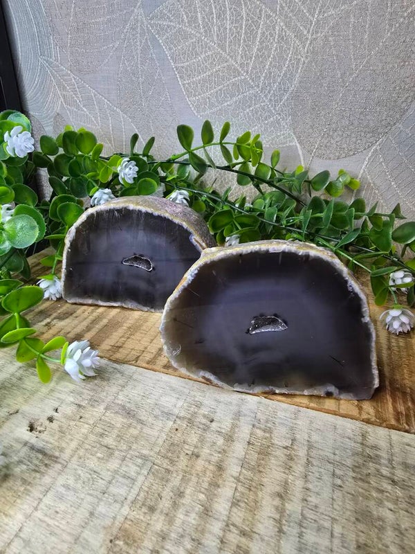 Agaat geode set