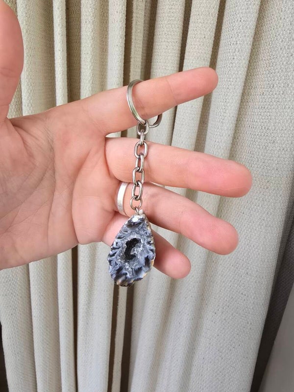 Agaat sleutel hanger