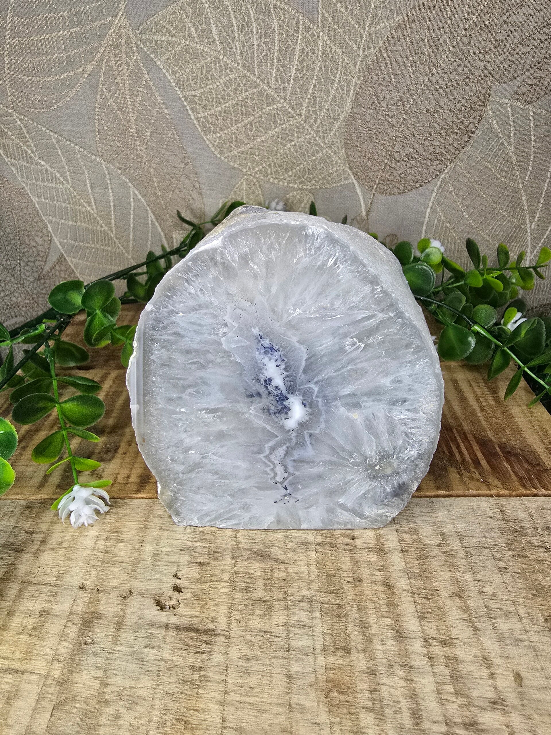 Agaat waxine licht houder