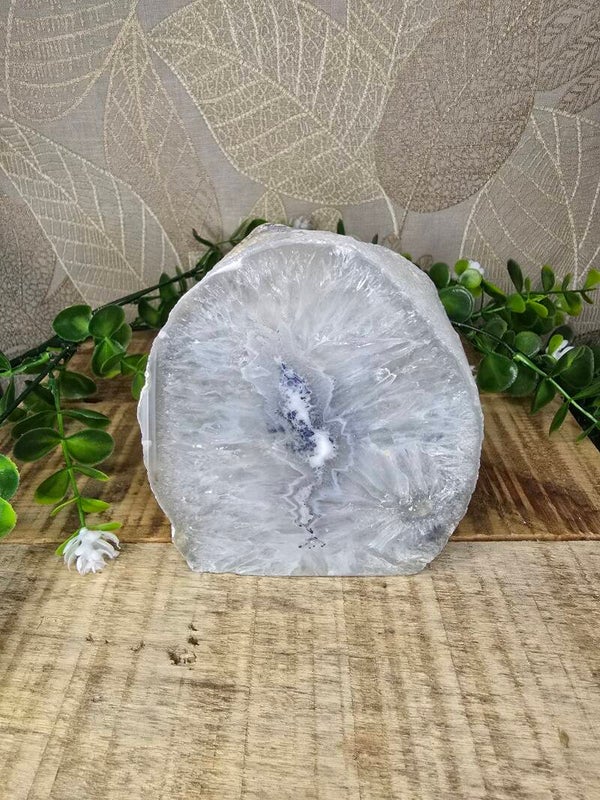 Agaat waxine licht houder