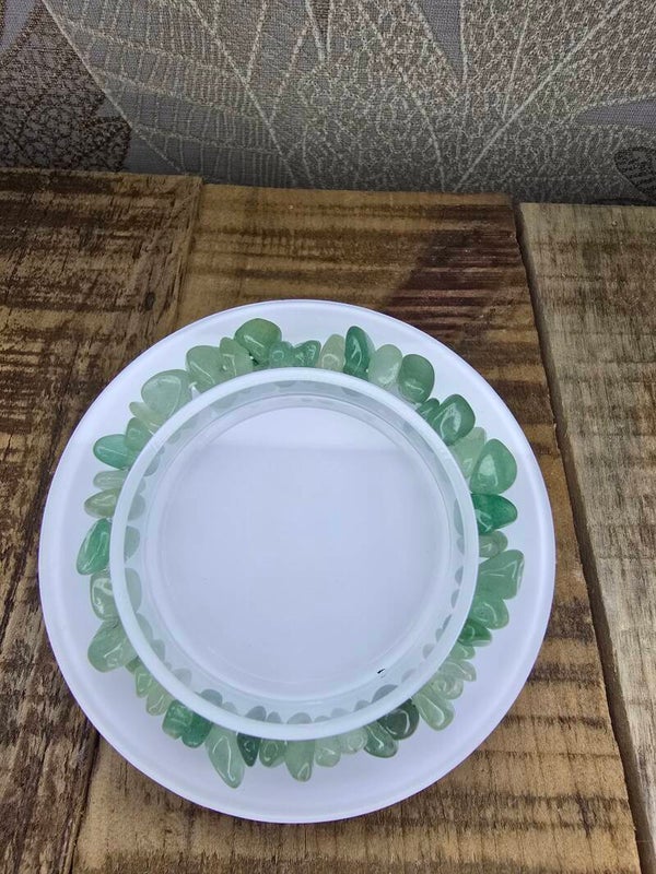 Groene aventurijn split armband