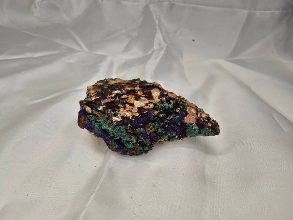 Malachiet met azuriet