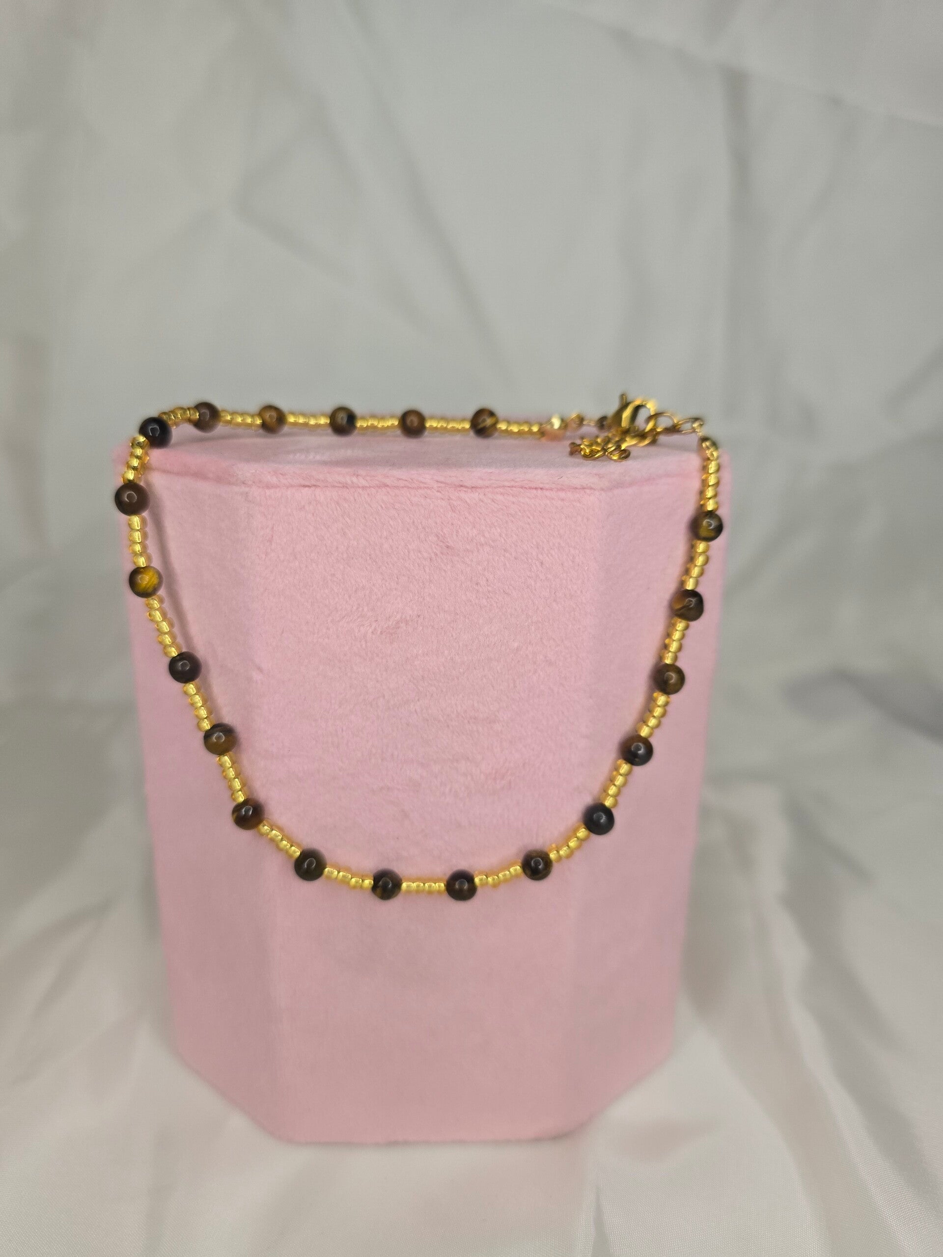 Tijgeroog enkel armband