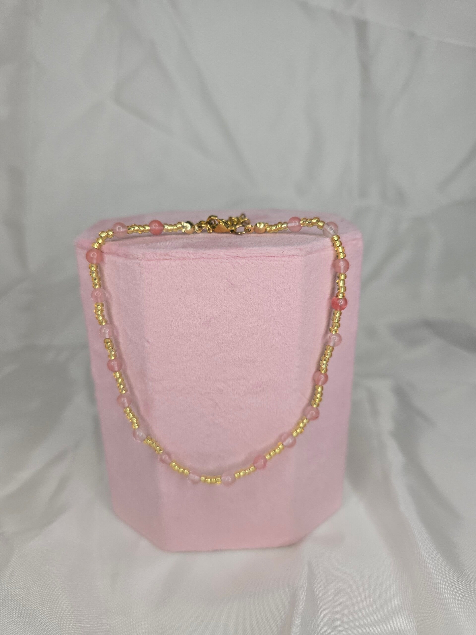 Geverfde agaat enkel armband