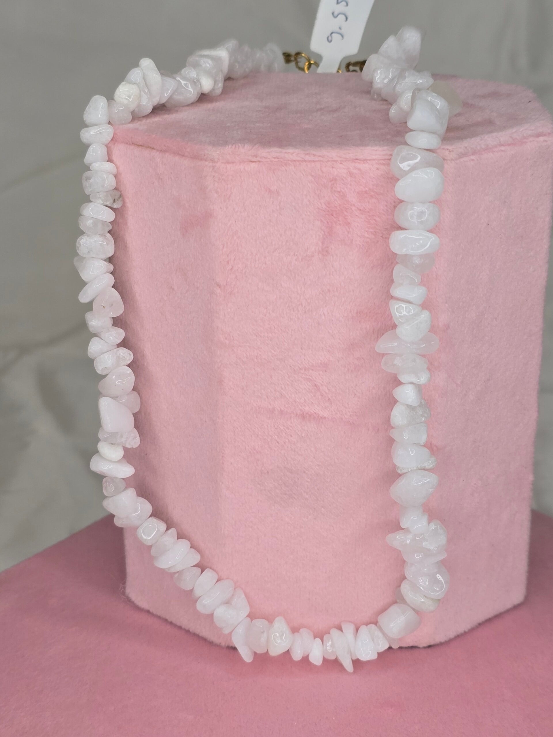 Witte kwarts ketting