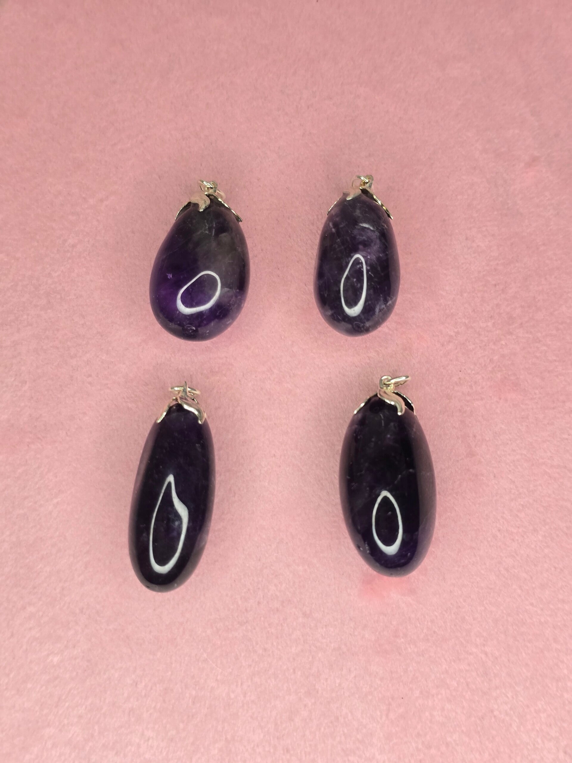 Amethist ketting bedel