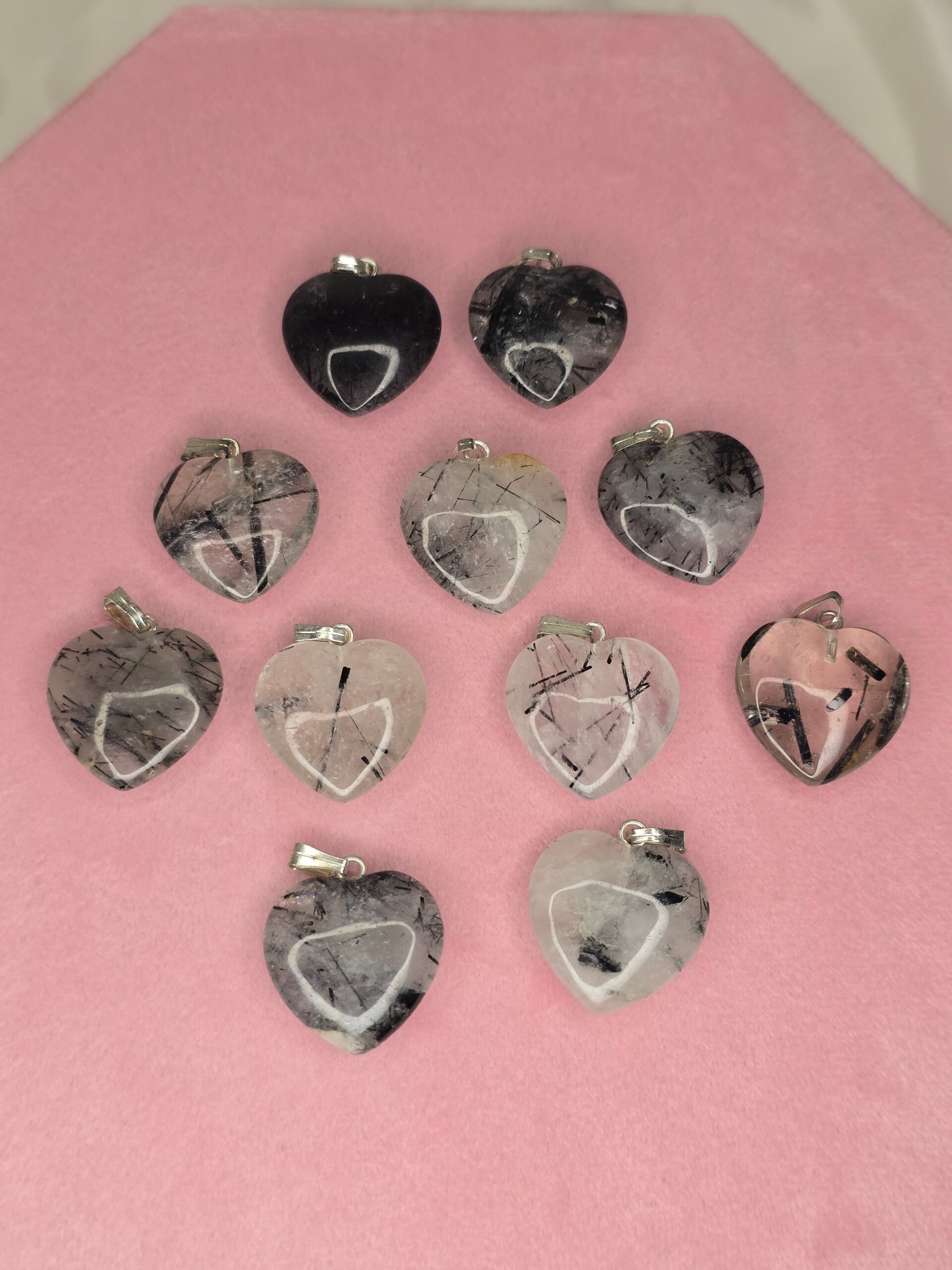 Toermalijn ketting bedel