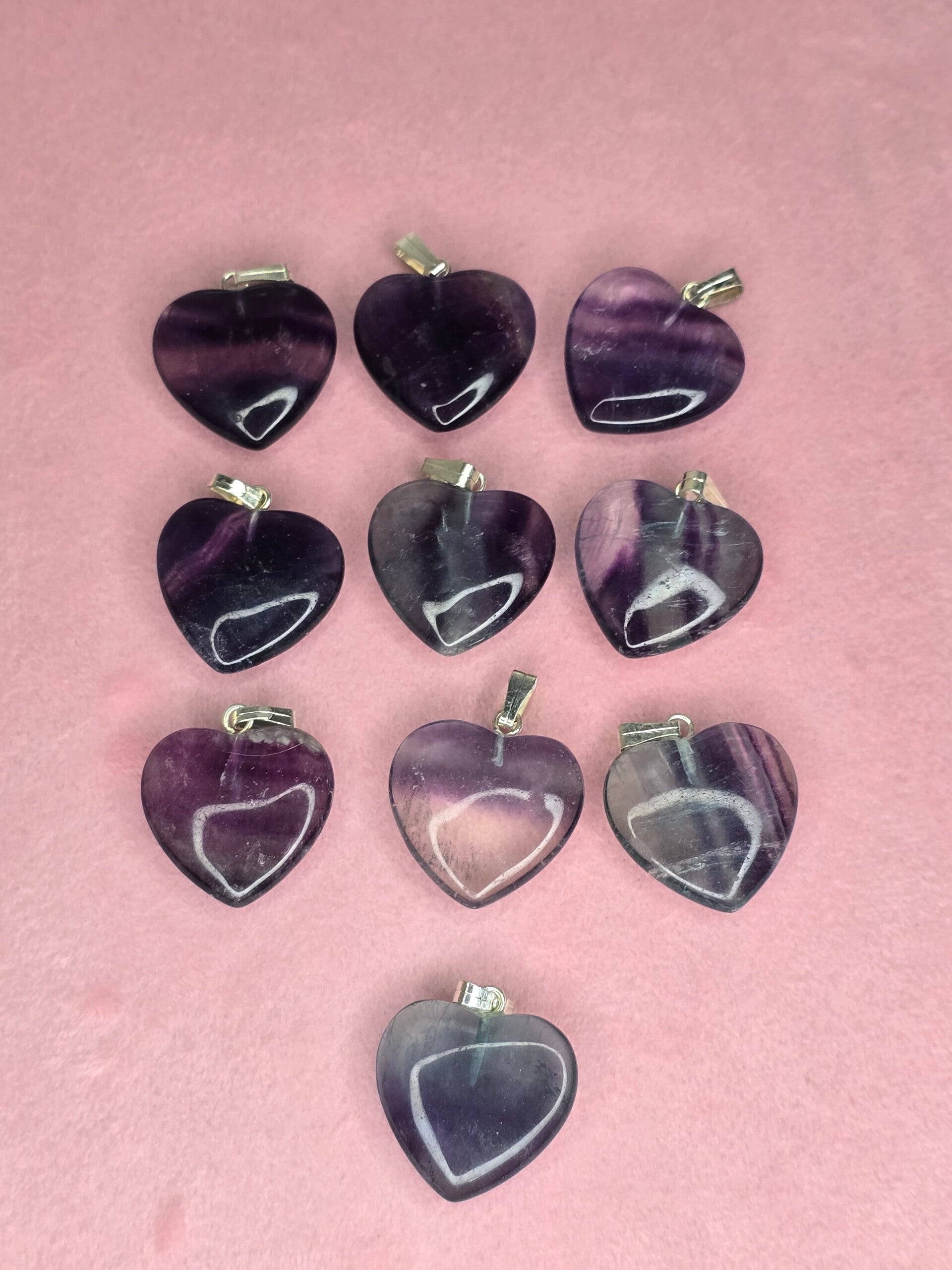 Regenboog fluoriet ketting hanger