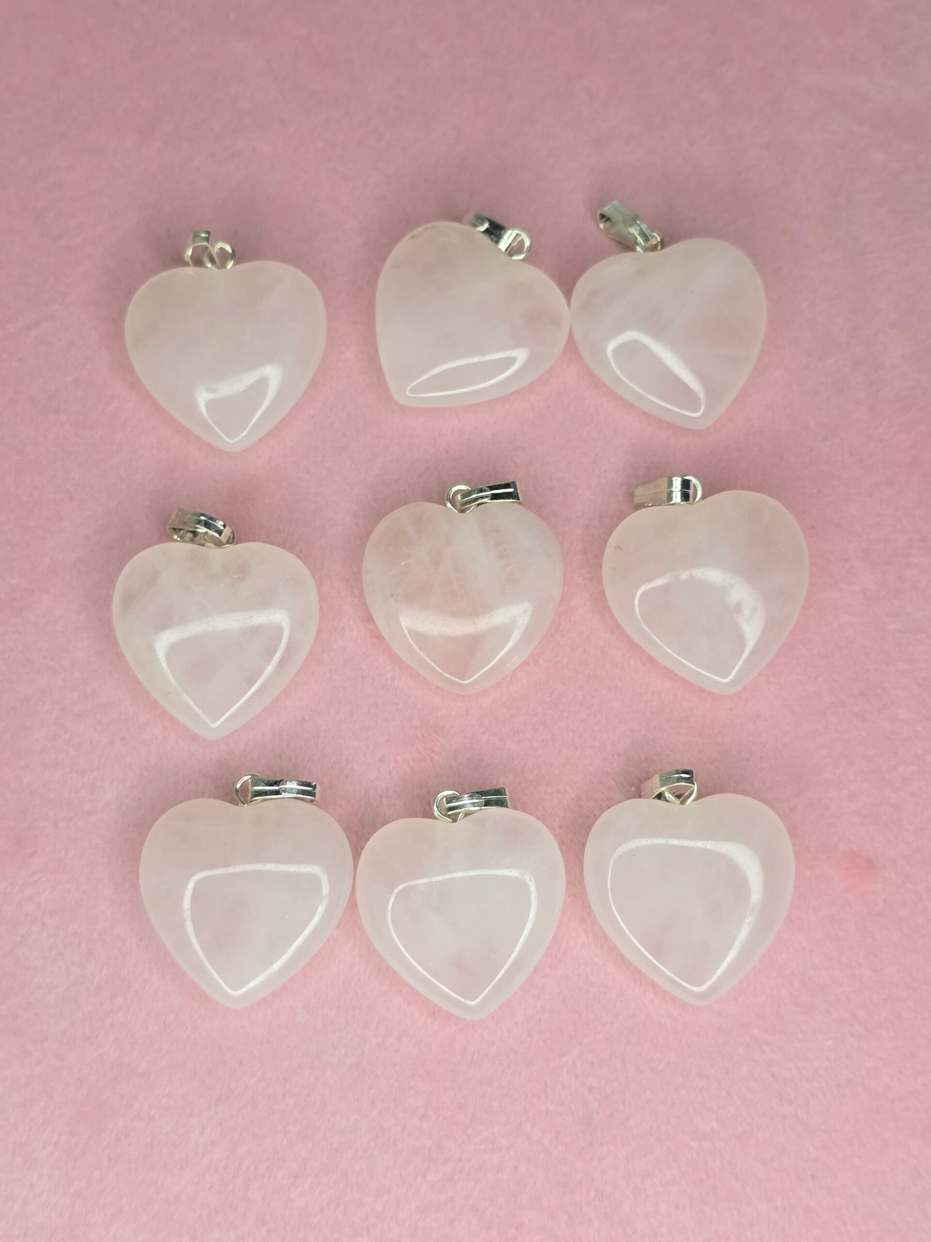 Rozenkwarts ketting hanger