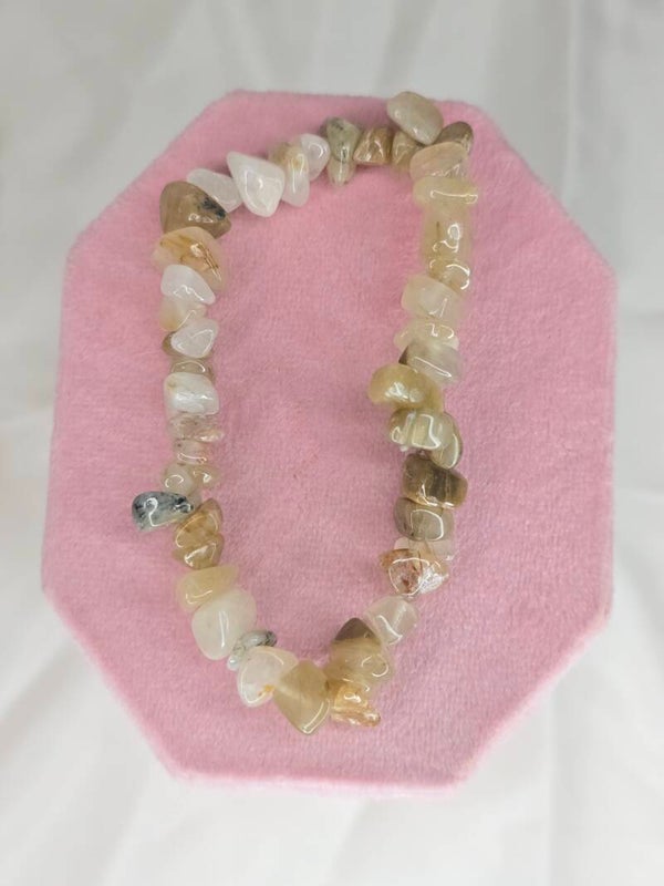 Rutiel kwarts split armband