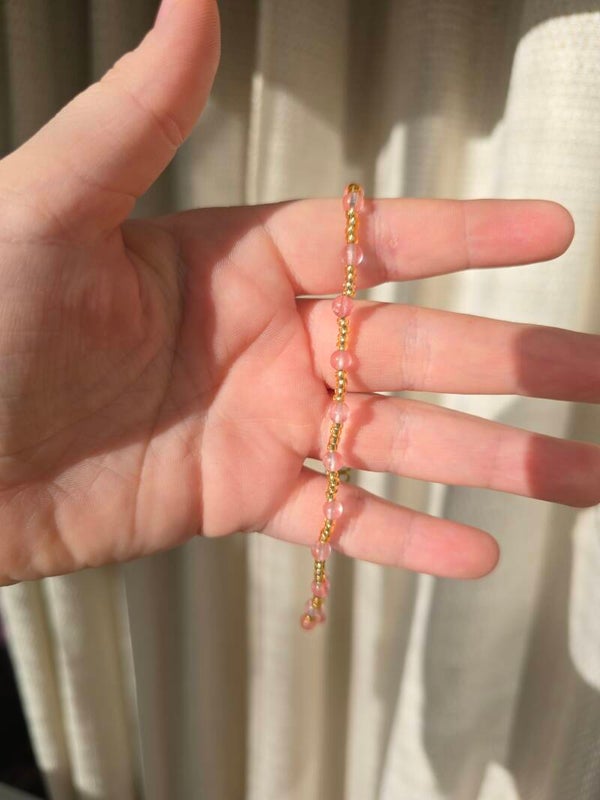 Geverfde agaat enkel armband