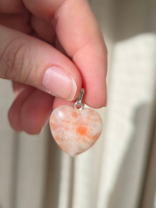 Zonnesteen ketting hanger