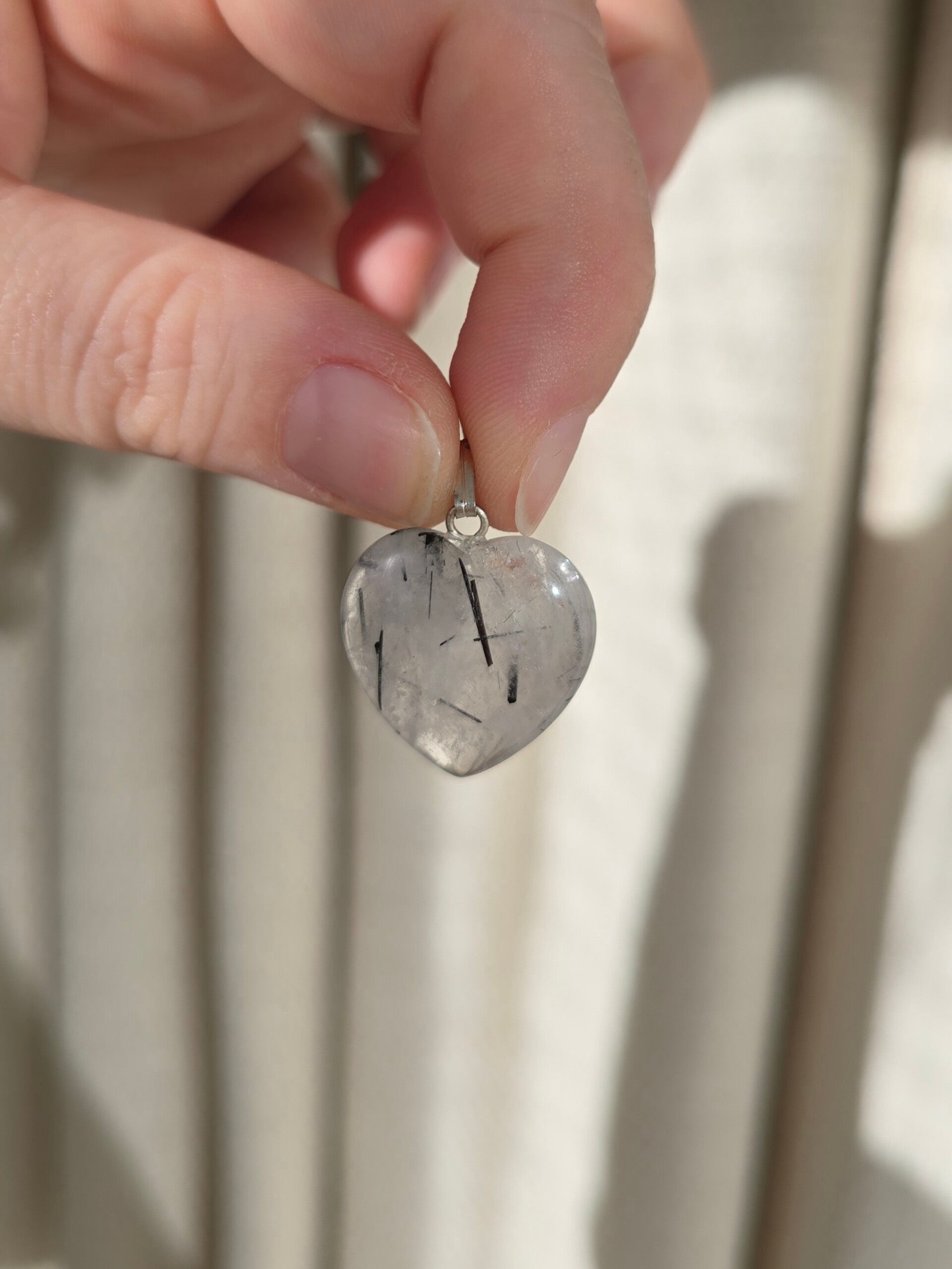 Toermalijn ketting bedel