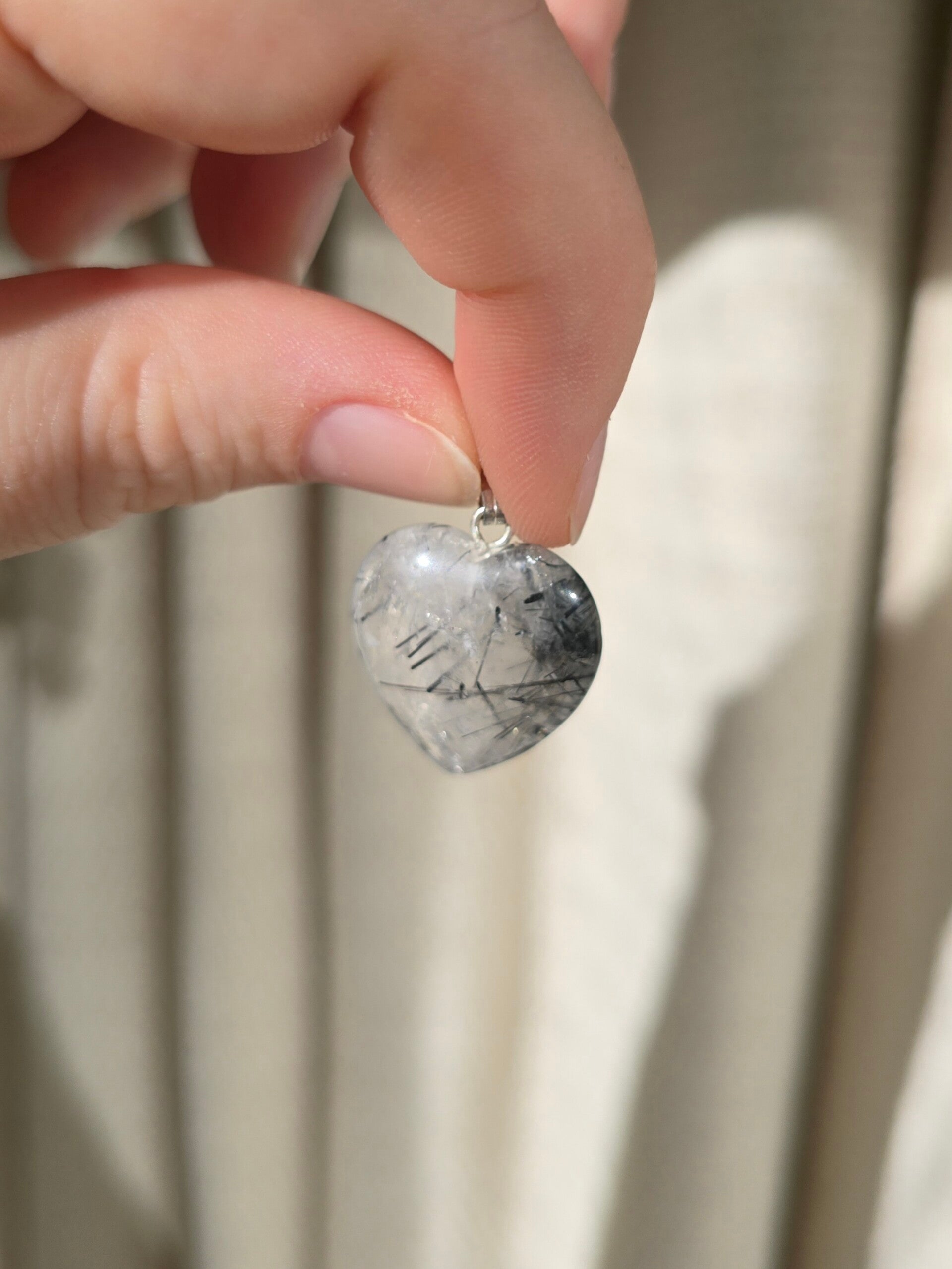 Toermalijn ketting bedel