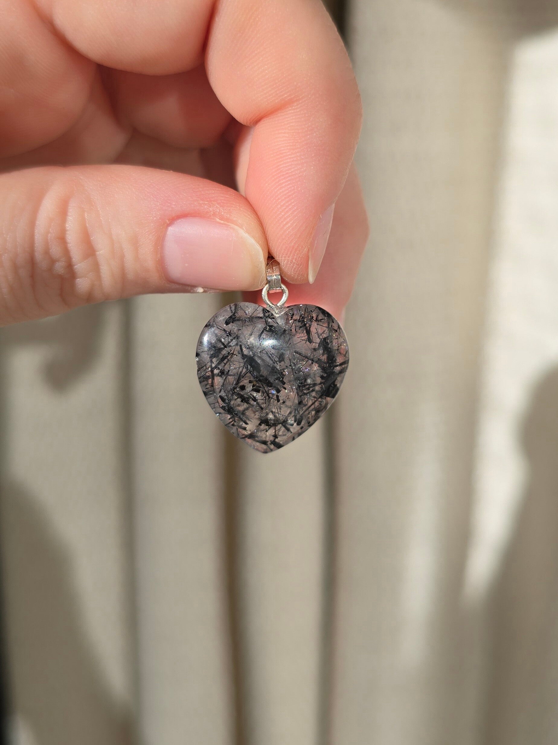 Toermalijn ketting bedel