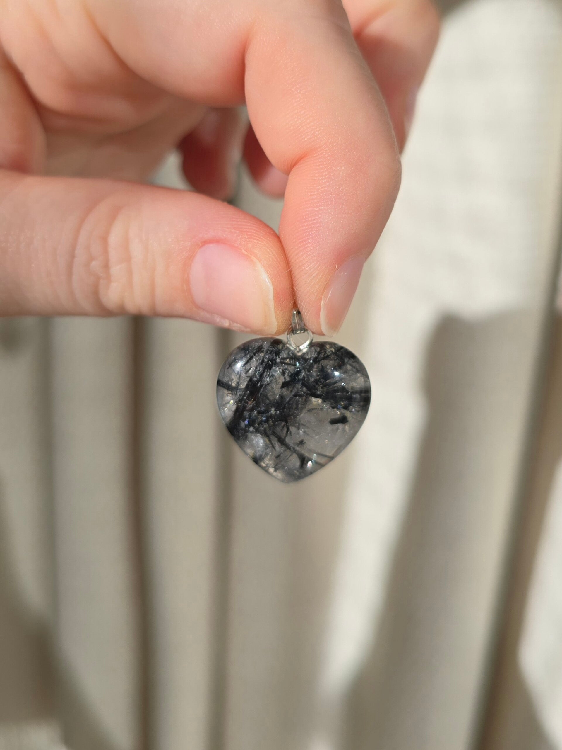 Toermalijn ketting bedel