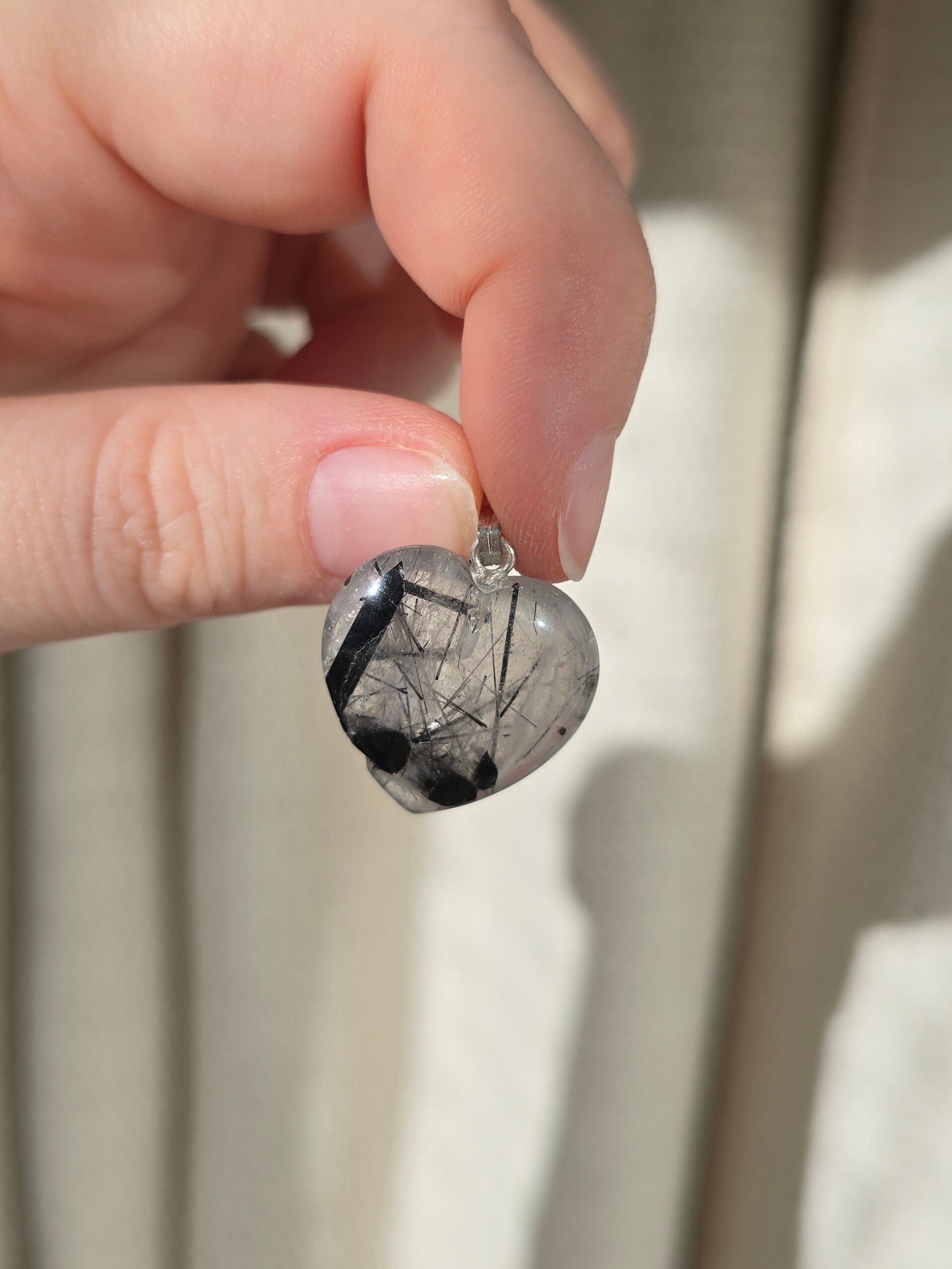 Toermalijn ketting bedel