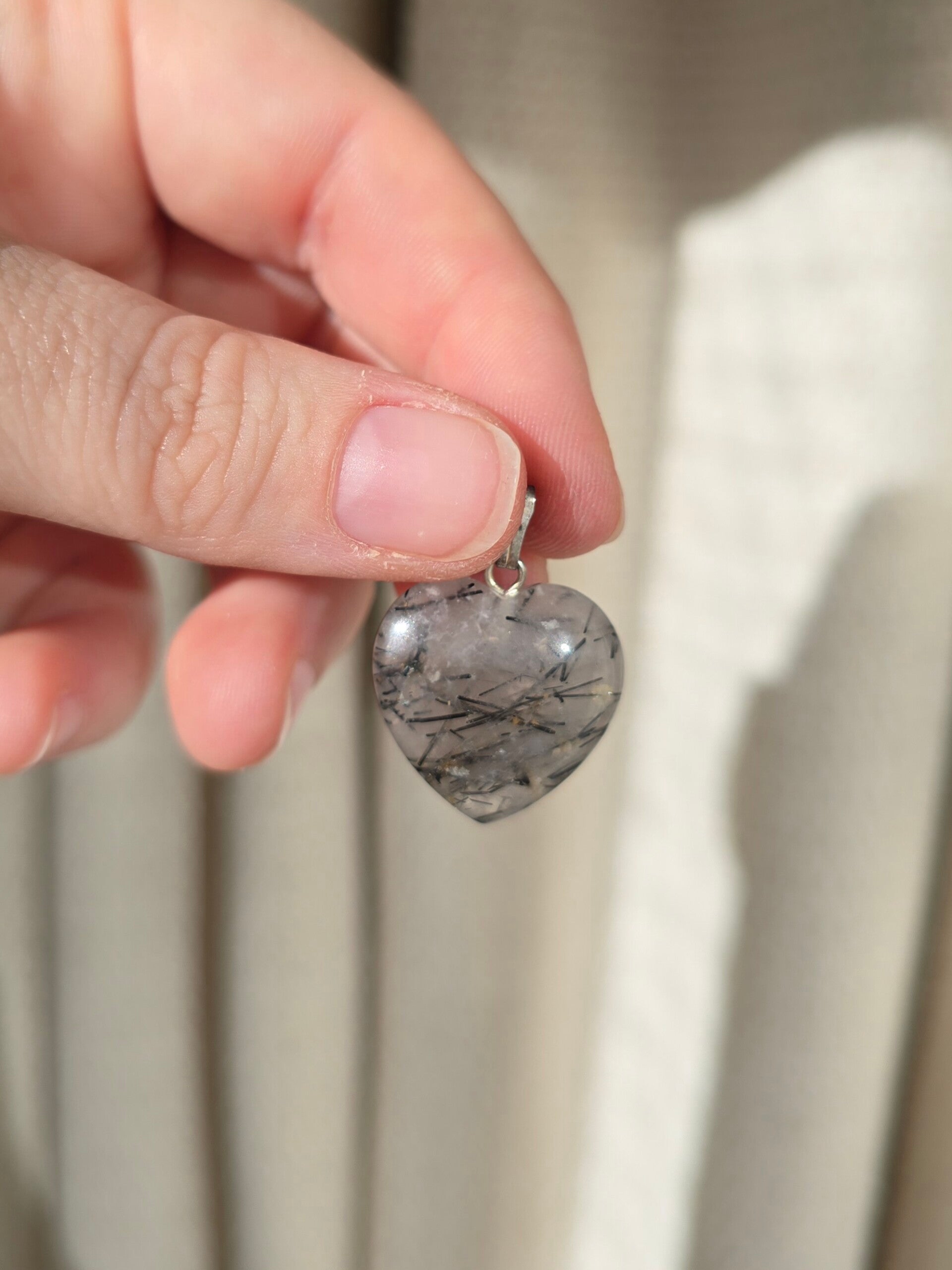 Toermalijn ketting bedel