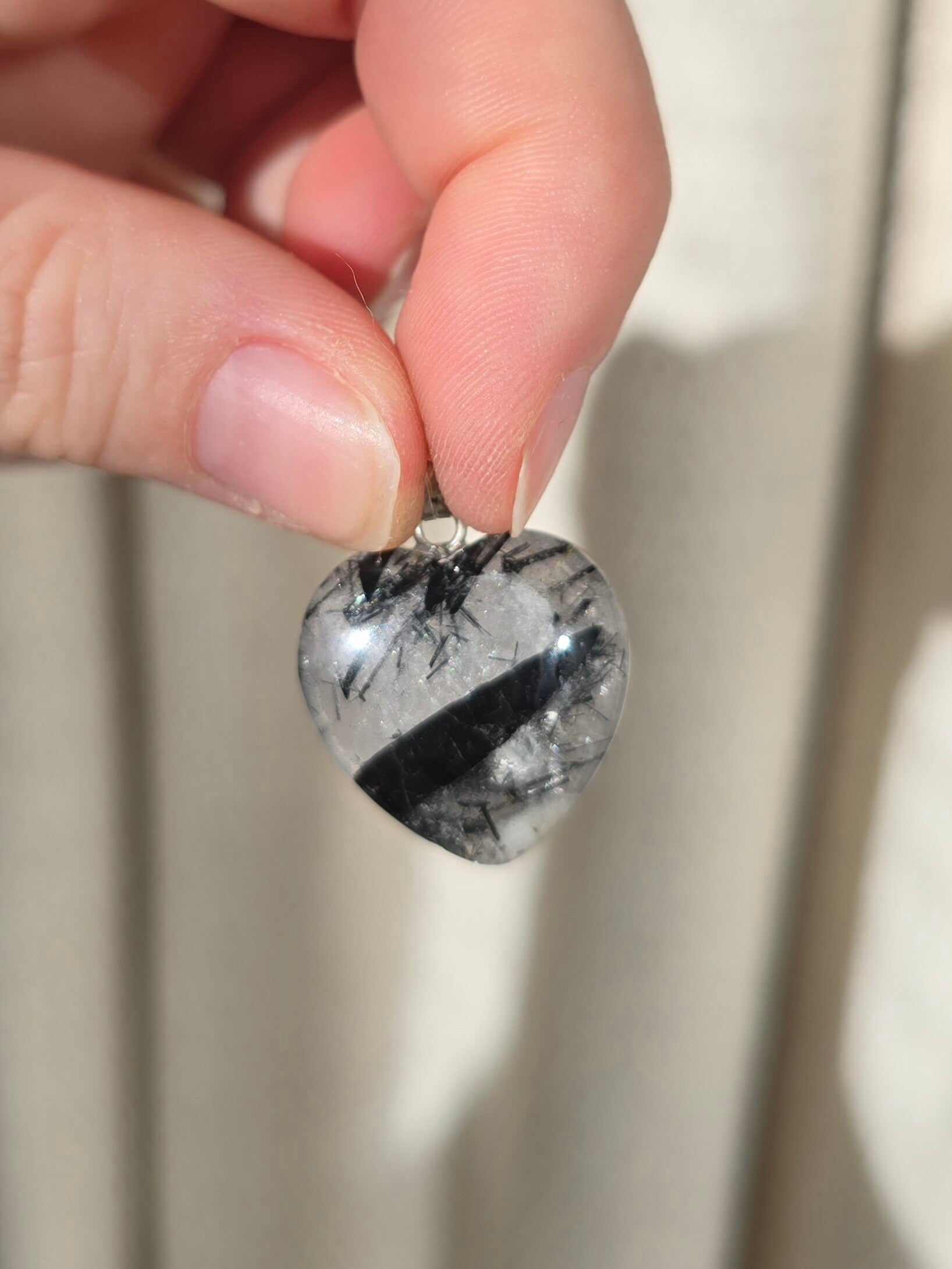 Toermalijn ketting bedel