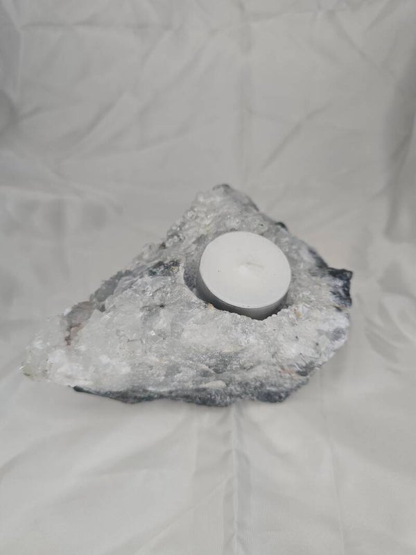 Apophylite kaarsen houder