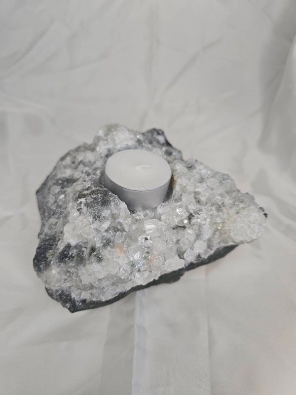 Apophylite kaarsen houder