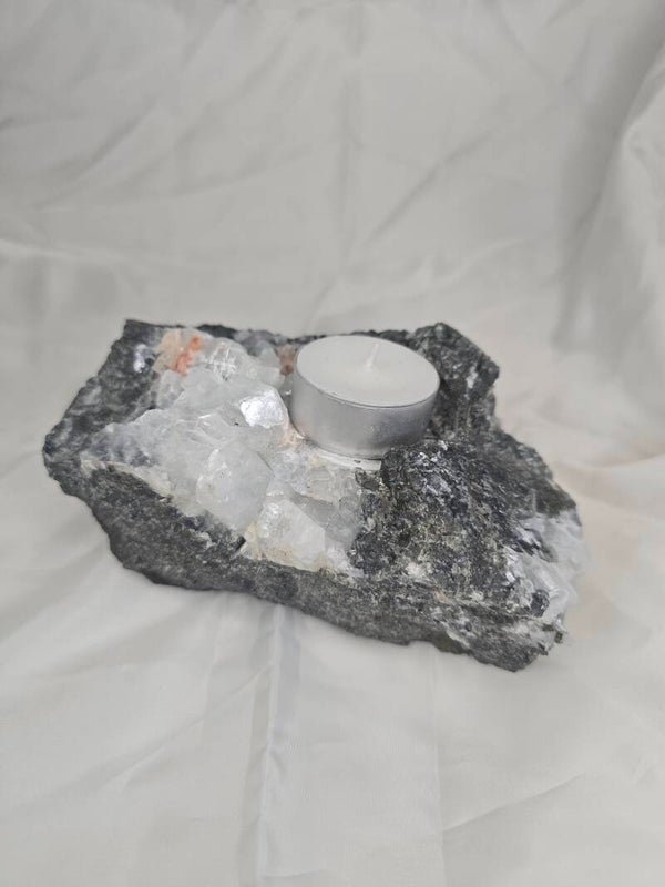 Apophylite kaarsen houder