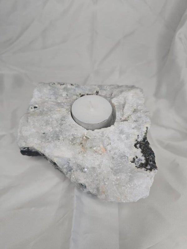 Apophylite kaarsen houder