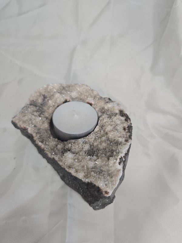 Heulandiet kaarsen houder