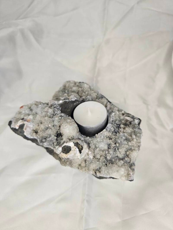 Apophylite kaarsen houder