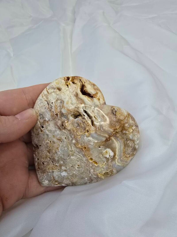 Crazy lace agaat hart