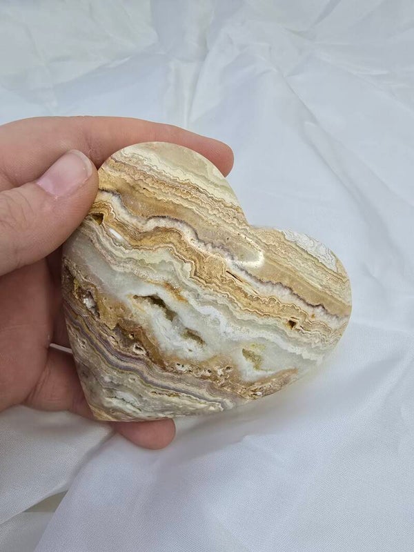 Crazy lace agaat hart