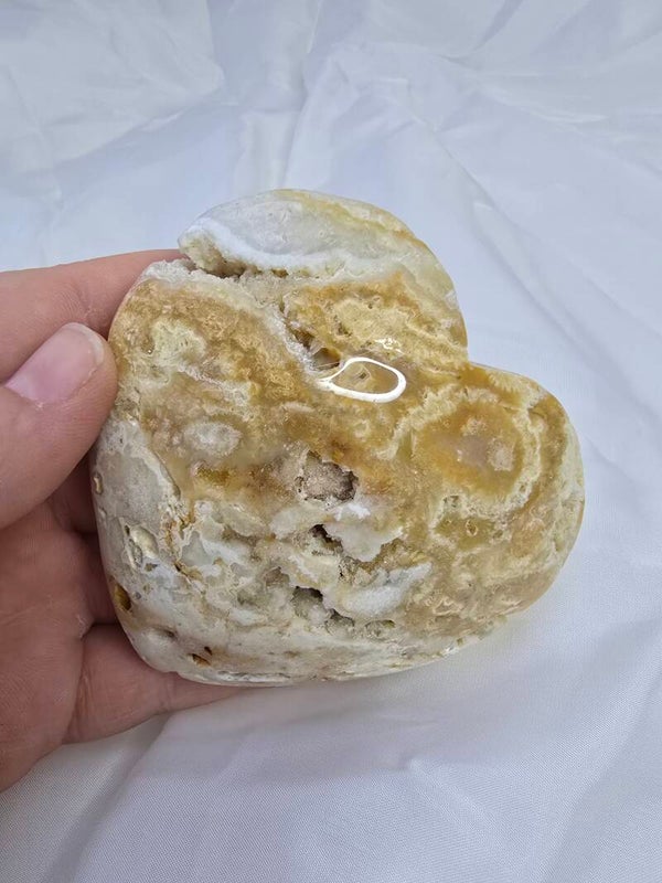 Crazy lace agaat hart