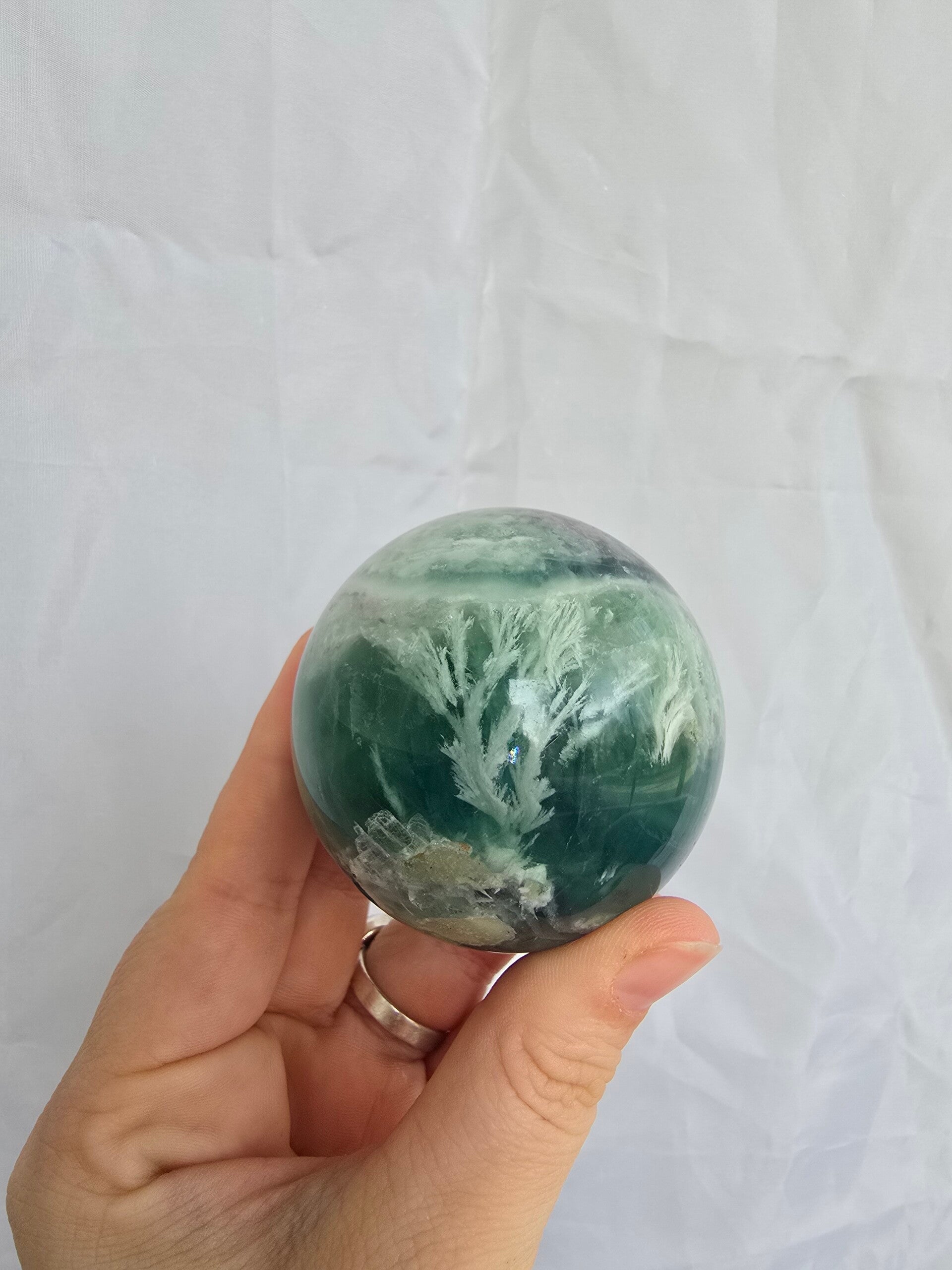 Feather fluoriet bol