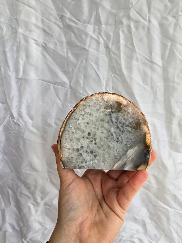 Agaat waxine licht houder