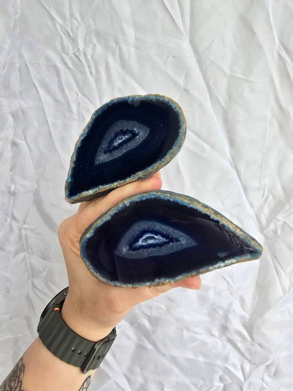 Agaat geode set
