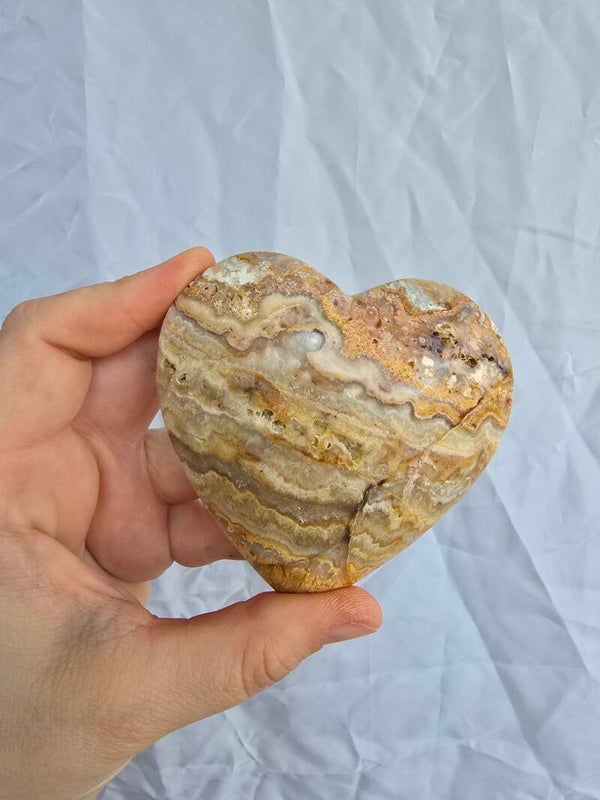 Crazy lace agaat hart