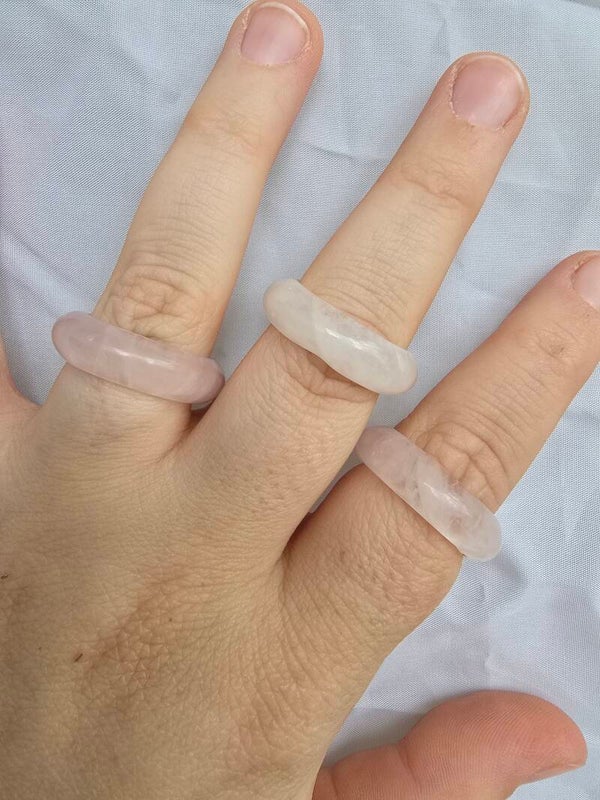 Rozenkwarts ring