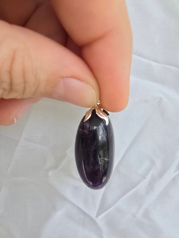 Amethist ketting bedel