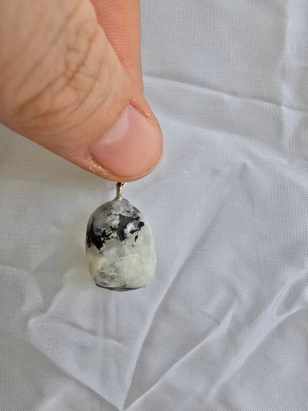 Maansteen ketting bedel